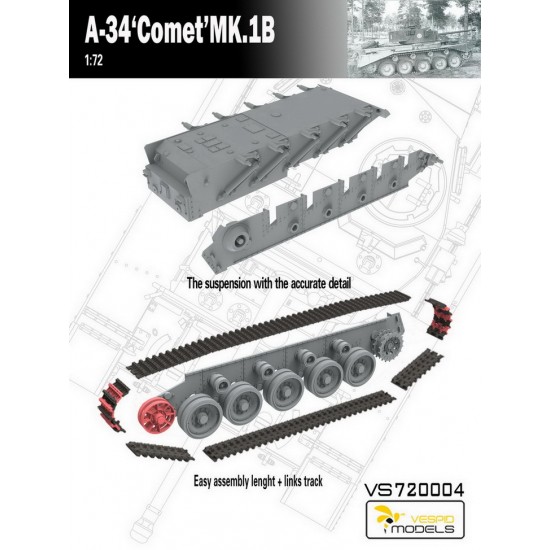 1/72 A34 Comet Mk.IB Cruiser Tank