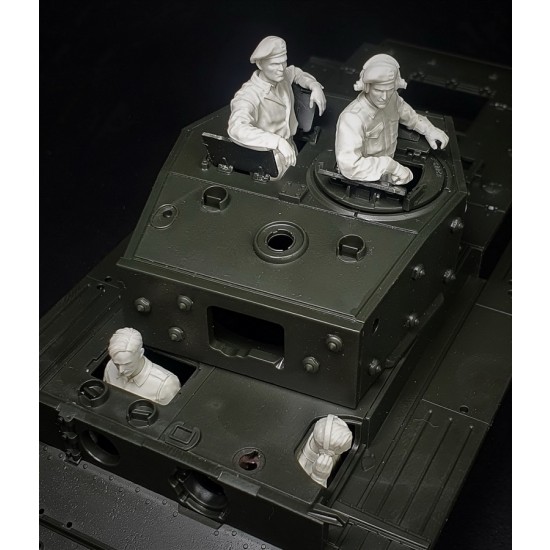 1/35 WWII British Tanks Crews, Normandy & Italy