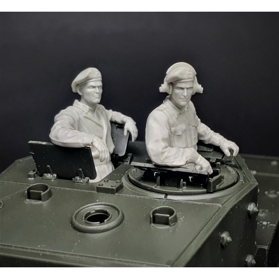 1/35 WWII British Tanks Crews, Normandy & Italy