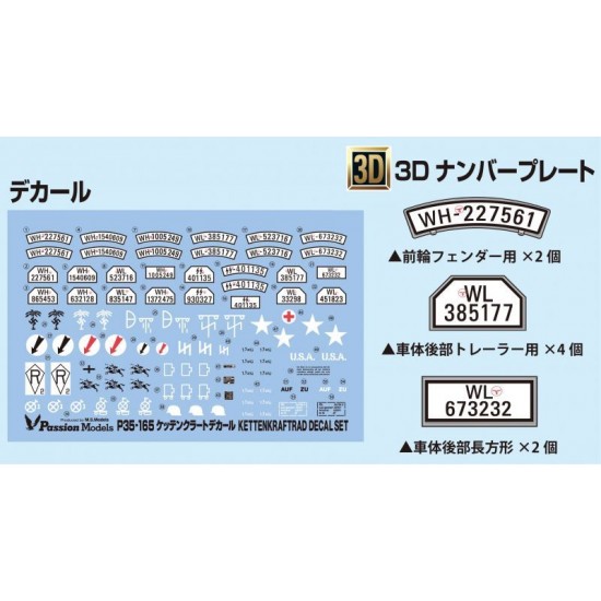 1/35 Kettenkraftrad Decal Set