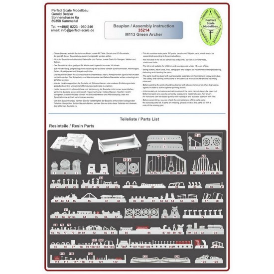 1/35 M113 Green Archer Full Resin kit