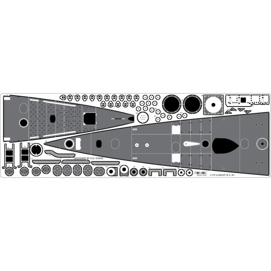 1/72 U-Boat Type IX C Detail up Set for Revell kit #05114