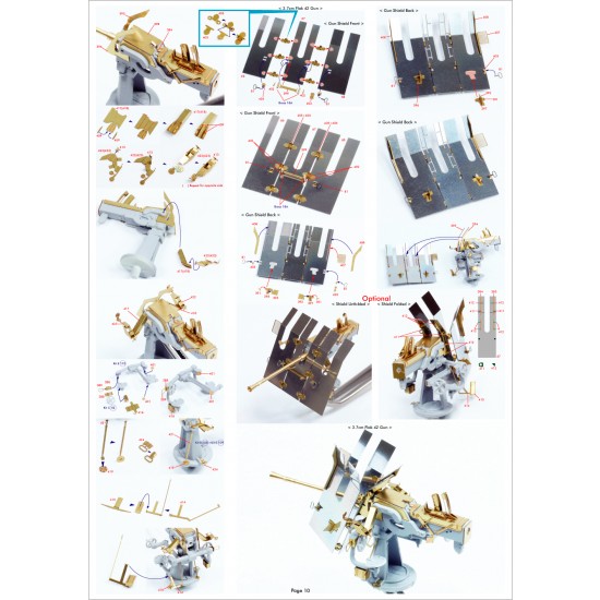 1/72 U-Boat Type IX C Detail up Set for Revell kit #05114