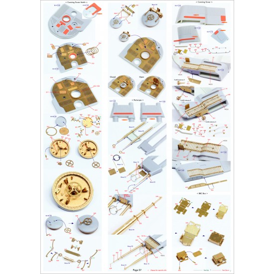 1/72 U-Boat Type IX C Detail up Set for Revell kit #05114