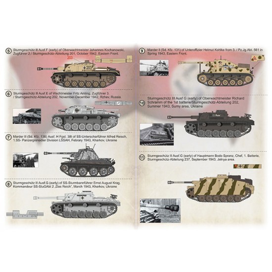 Decals for 1/72 Sturmartillerie and Panzerjager Aces