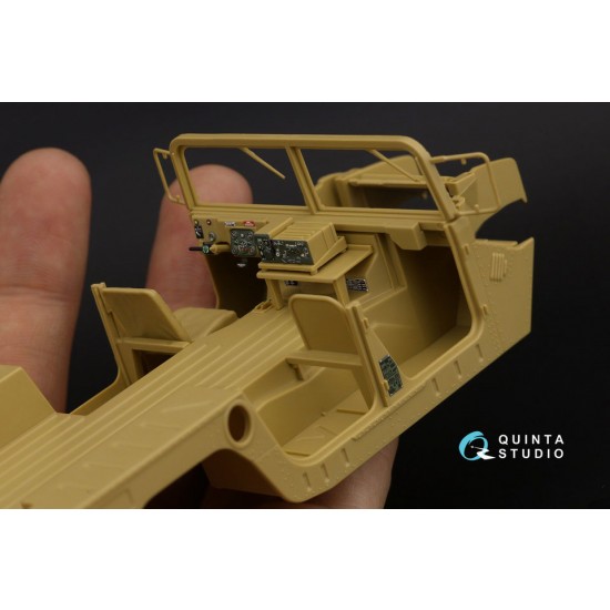 1/35 HUMVEE Family 3D-Printed & Coloured Interior on Decal Paper for Tamiya kits