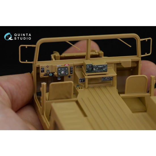 1/35 HUMVEE Family 3D-Printed & Coloured Interior on Decal Paper for Tamiya kits