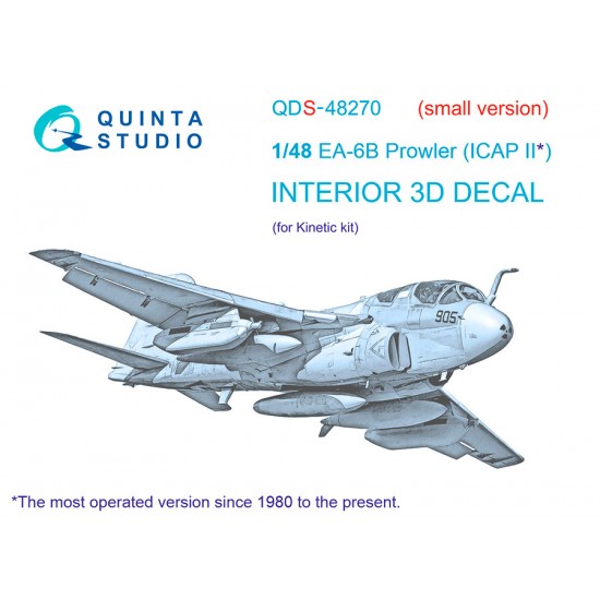 1/48 EA-6B Prowler for ICAP II kits Interior on Decal Paper for Kinetic (small)