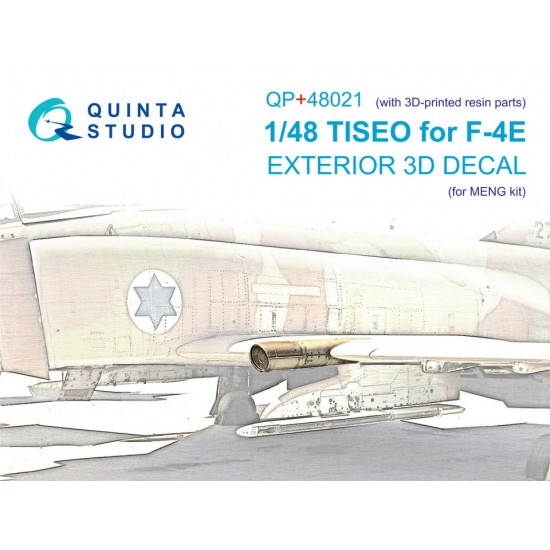 1/48 F-4E Phantom II TISEO resin parts for Meng kits