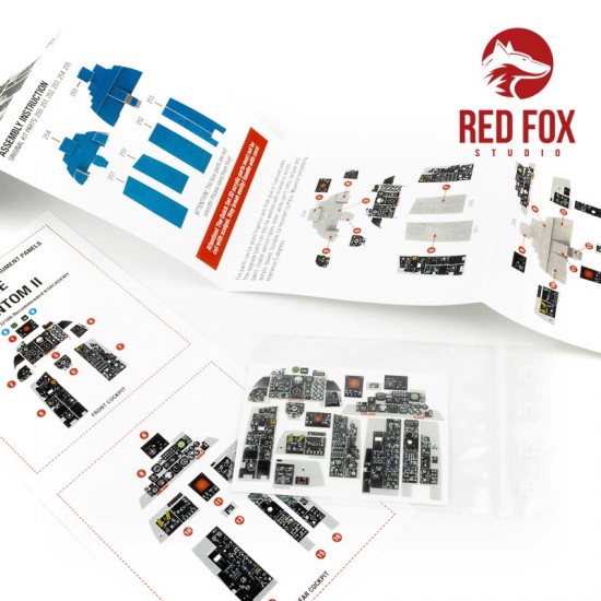 1/32 McDonnell Douglas F-4E Phantom II Instrument Panel for Academy kit