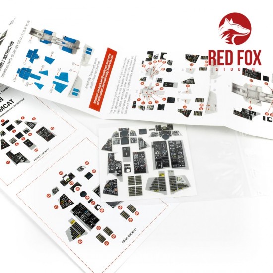 1/32 Grumman F-14A Tomcat Instrument Panel for Trumpeter kit