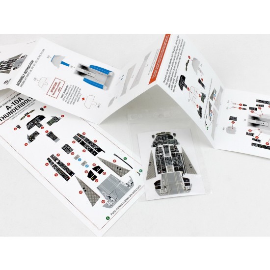 1/32 A-10A Thunderbolt II Updated Full Interior Panel for Trumpeter kits