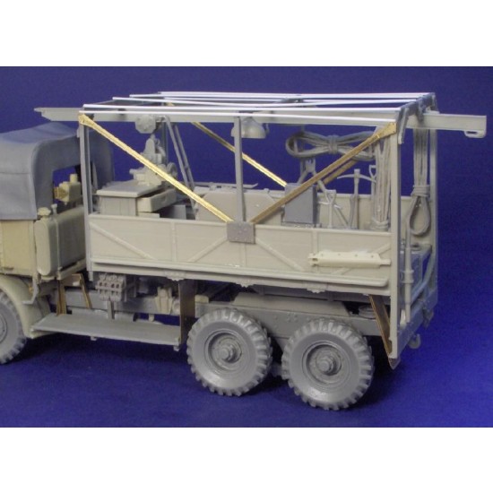 1/35 Leyland Retriever Gantry Open Body w/Interior Conversion set for ICM Retriever kits