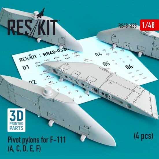 1/48 F-111 A/C/D/E/F Aardvark Pivot Pylons (4 pcs)