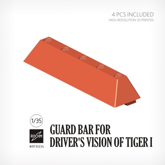 1/35 Guard Bar for Drivers Vision of Tiger I (4pcs)