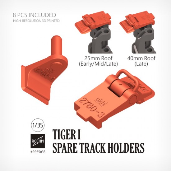 1/35 Tiger I Spare Track Holders