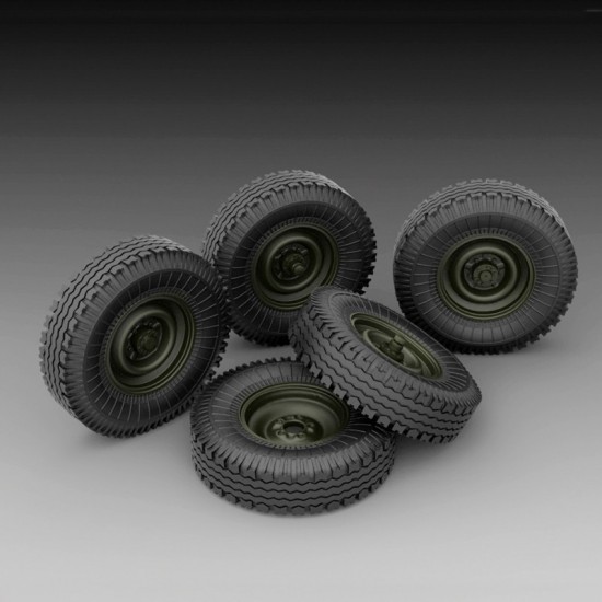 1/35 Gaz Sagged Wheels