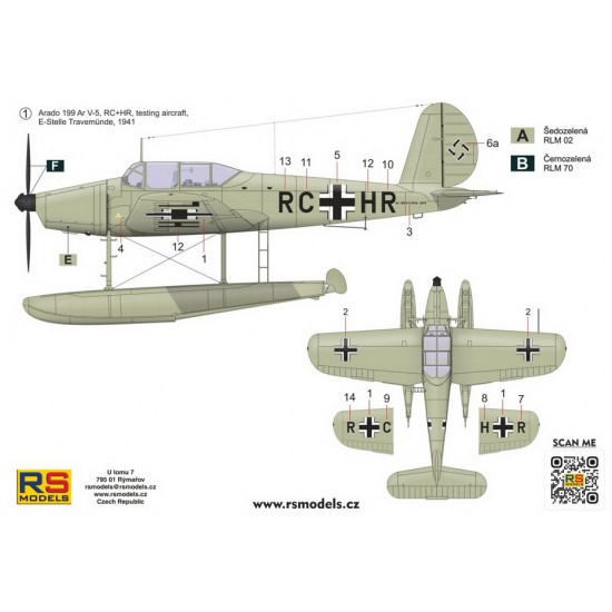 1/72 Arado Ar 199 V5 [Limited Edition]