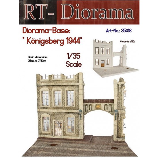 1/35 WWII Konigsberg 1944 Diorama Base