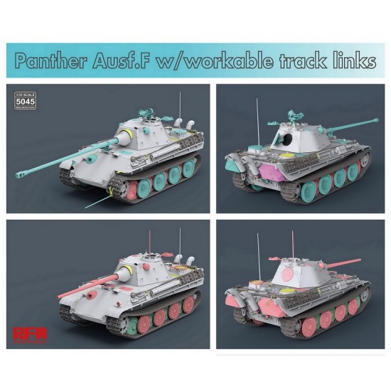 1/35 Panther Ausf.F w/Workable Track Links