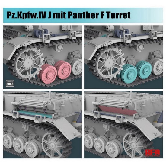 1/35 PzKpfw.IV J mit Panther F Turret