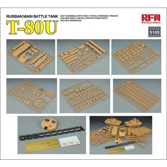 1/35 Russian Main Battle Tank T-80U