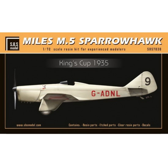 1/72 Miles M.5 Sparrowhawk Kings Cup