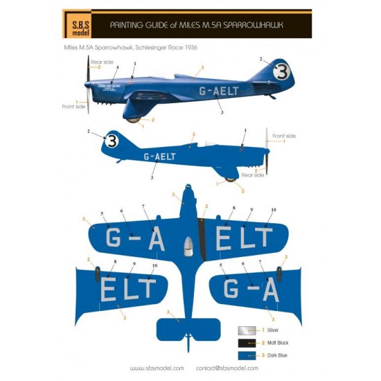 1/72 Miles M.5A Sparrowhawk Schlesinger Race