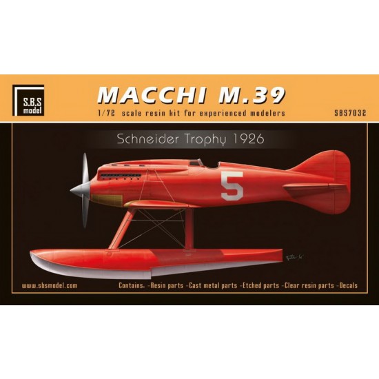 1/72 Macchi M.39 Schneider Trophy 1926