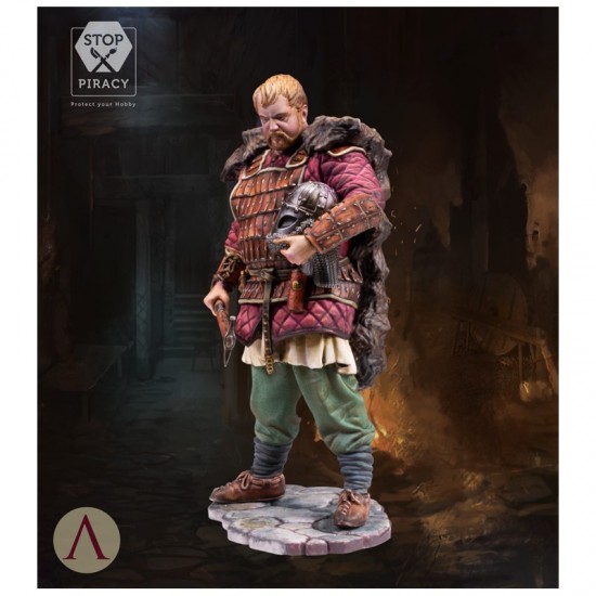 75mm Scale Middle Age Viking Rus (3 resin figures)