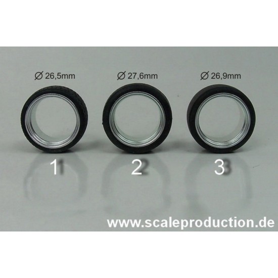 1/24 19 BBS Le Mans Wheels #1 w/Low Profile Tread Tyres 1/24 19 BBS Le Mans Wheels #1 w/Low Profile Tread Tyres