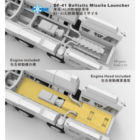 1/72 Chinese Dongfeng-41 DF-41 Ballistic Missile Launcher