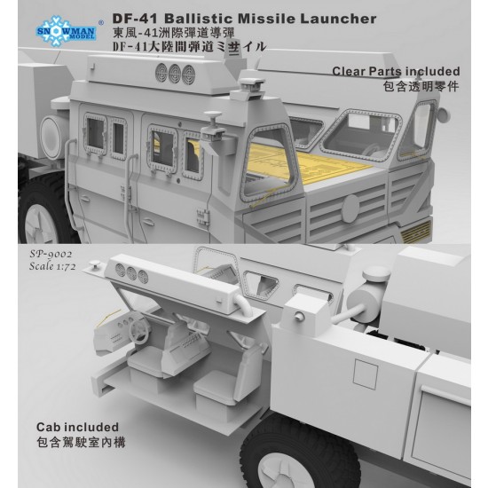 1/72 Chinese Dongfeng-41 DF-41 Ballistic Missile Launcher