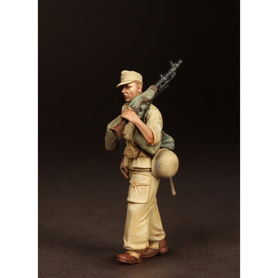 1/35 Machine Gunner Fallschirmjager - Brigade Ramcke. El Alamein, August 1942