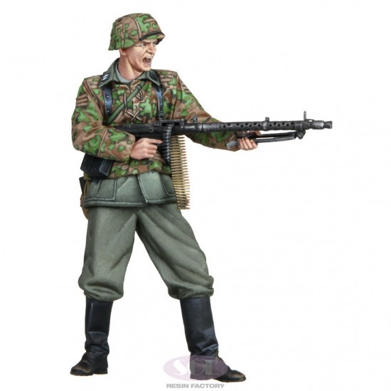 1/16 WWII German Infantry MG34 Gunner