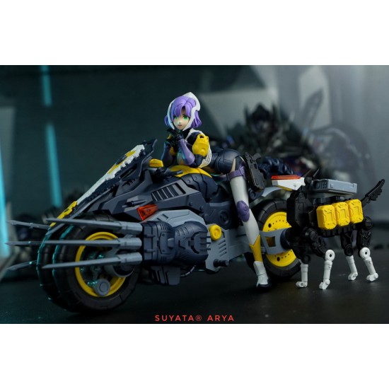 1/12 Arya -The Hunters Poem: Action Figure, Motorcycle & Mechanical Dog