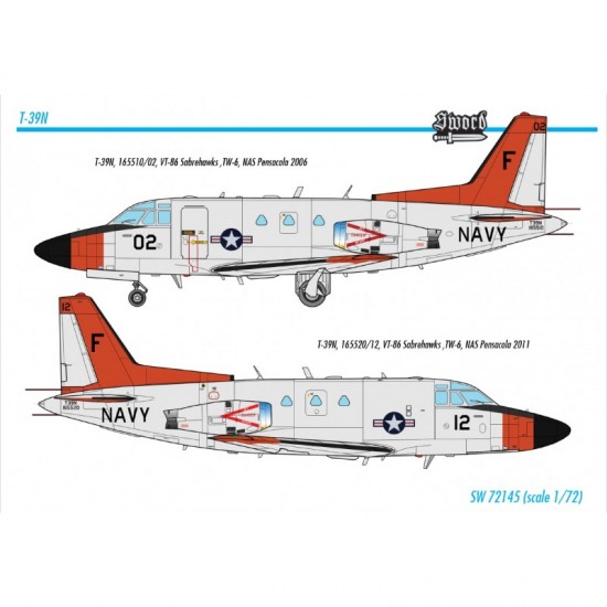 1/72 North American T-39N Sabreliner