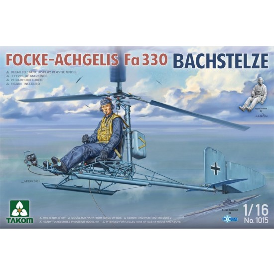 1/16 Focke-Achgelis Fa 330 Bachstelze w/Figure