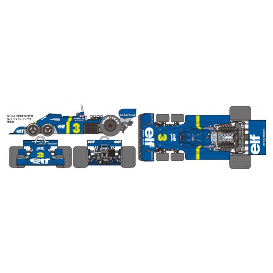 1/12 Tyrrell P34 Six Wheeler with Photo-etched parts