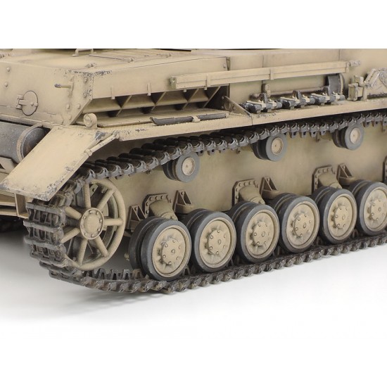 1/35 German Panzer IV Ausf.F Tank & Motorcycle Set North Africa