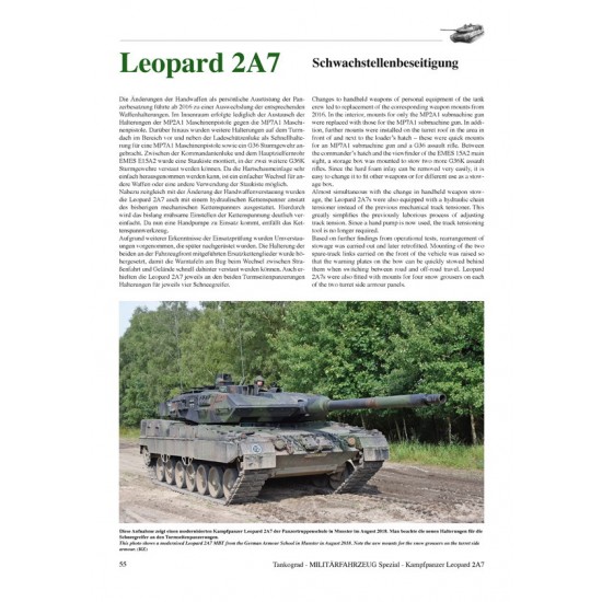 German Military Vehicles Special Vol. 95 Leopard 2A7 (72 pages, English)