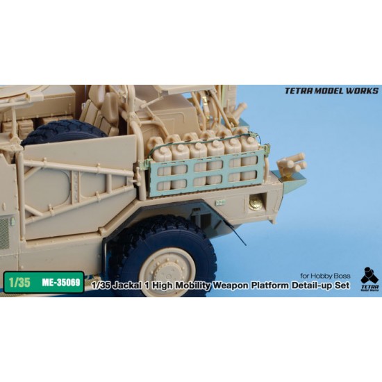 1/35 Jackal 1 High Mobility Weapon Platform Detail Set for HobbyBoss kits