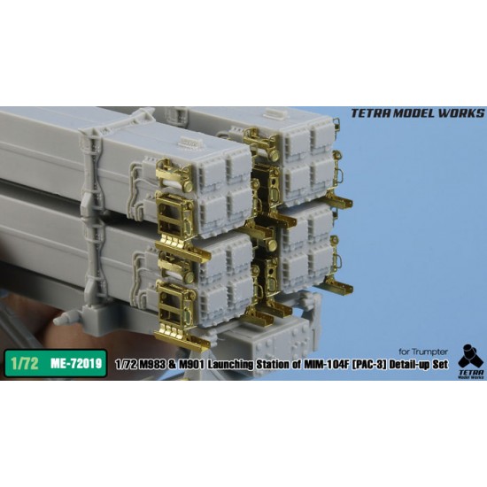 1/72 M983 HEMTT & M901 Launching Station of MIM-104F PAC-3 Detail Set for Trumpeter kits