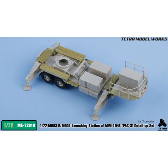 1/72 M983 HEMTT & M901 Launching Station of MIM-104F PAC-3 Detail Set for Trumpeter kits