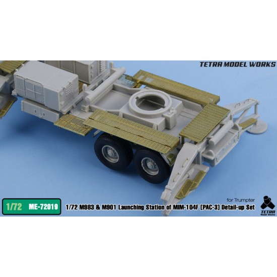 1/72 M983 HEMTT & M901 Launching Station of MIM-104F PAC-3 Detail Set for Trumpeter kits