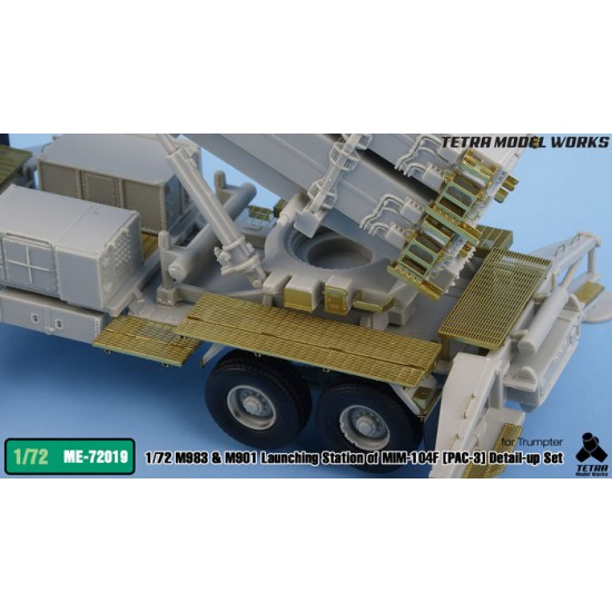 1/72 M983 HEMTT & M901 Launching Station of MIM-104F PAC-3 Detail Set for Trumpeter kits