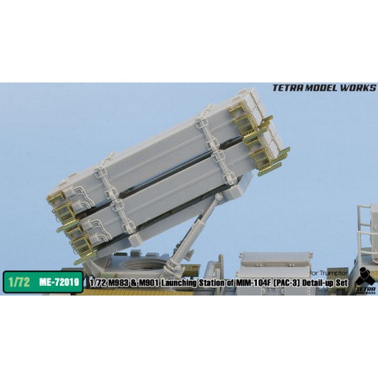 1/72 M983 HEMTT & M901 Launching Station of MIM-104F PAC-3 Detail Set for Trumpeter kits