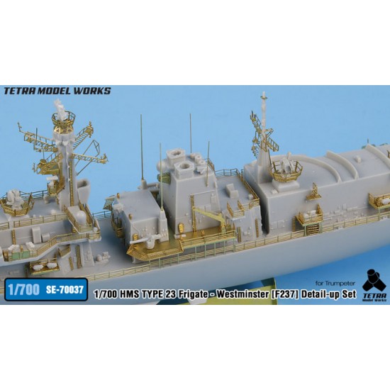 1/700 HMS TYPE 23 Frigate Westminster F237 Detail-up Set for Trumpeter kits