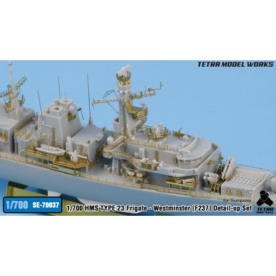 1/700 HMS TYPE 23 Frigate Westminster F237 Detail-up Set for Trumpeter kits