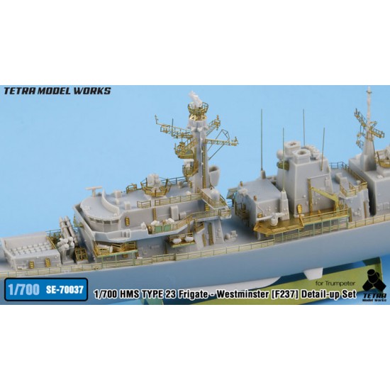 1/700 HMS TYPE 23 Frigate Westminster F237 Detail-up Set for Trumpeter kits